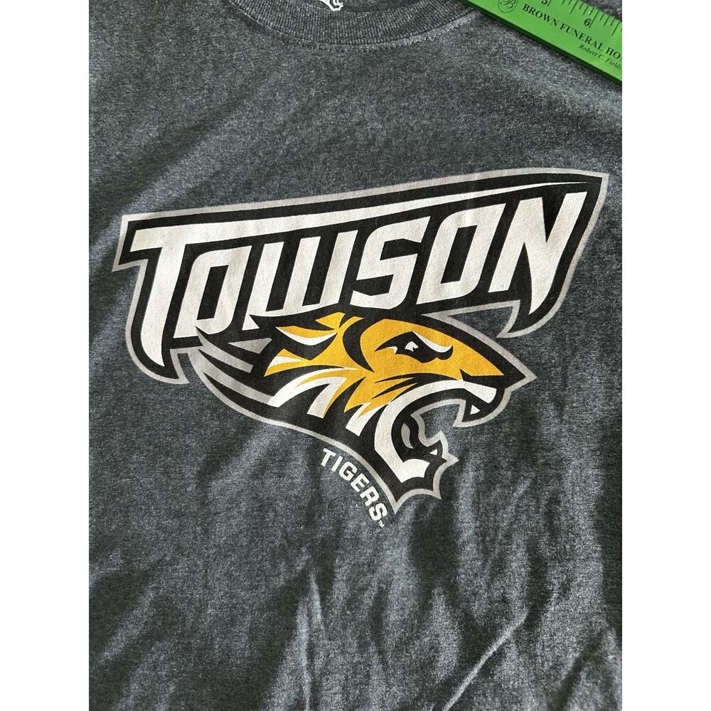 Towson University Tigers Ustore Gear Long Sleeve Gray Graphic T-shirt XL - Picture 3 of 4